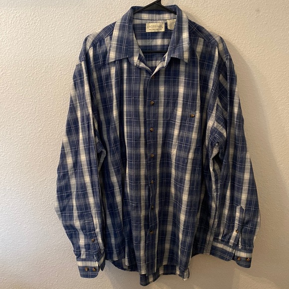 Crossings plaid button down shirt size XLT - Picture 1 of 5